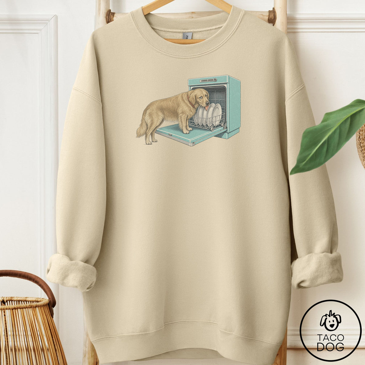 Golden Retriever Lower Rack Sweatshirt