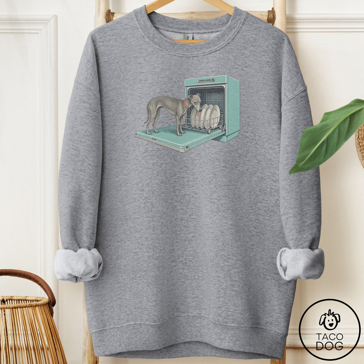 Italian Greyhound Whippet Lower Rack Sweatshirt