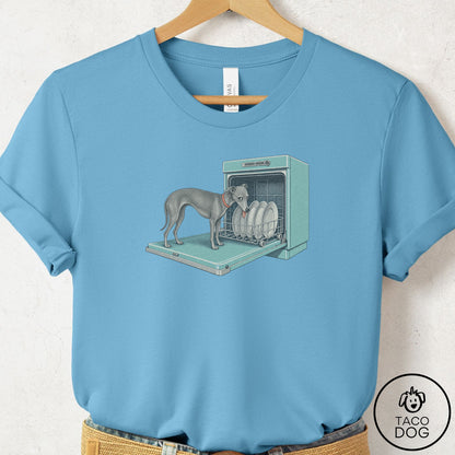 Italian Greyhound Whippet Lower Rack T-Shirt
