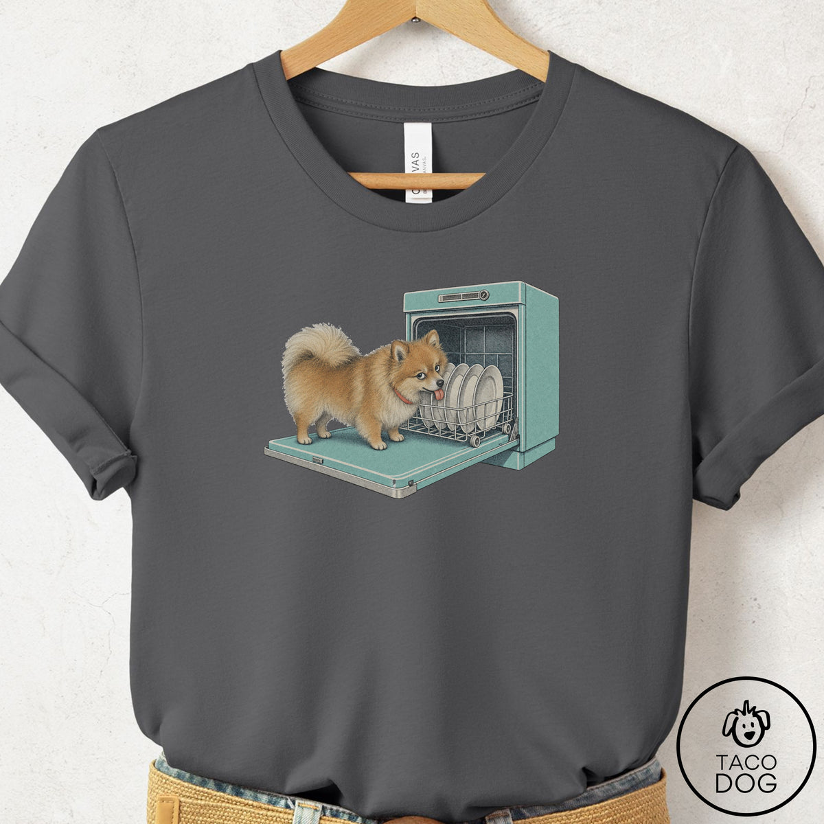 Pomeranian Lower Rack T-Shirt