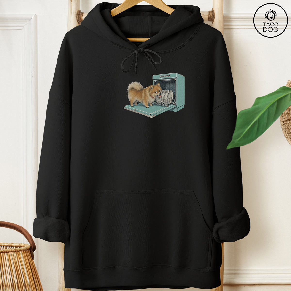 Pomeranian Lower Rack Hoodie