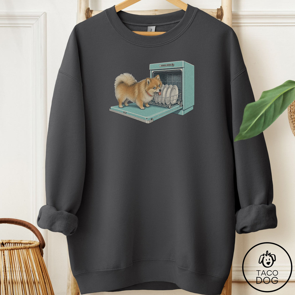 Pomeranian Lower Rack Sweatshirt