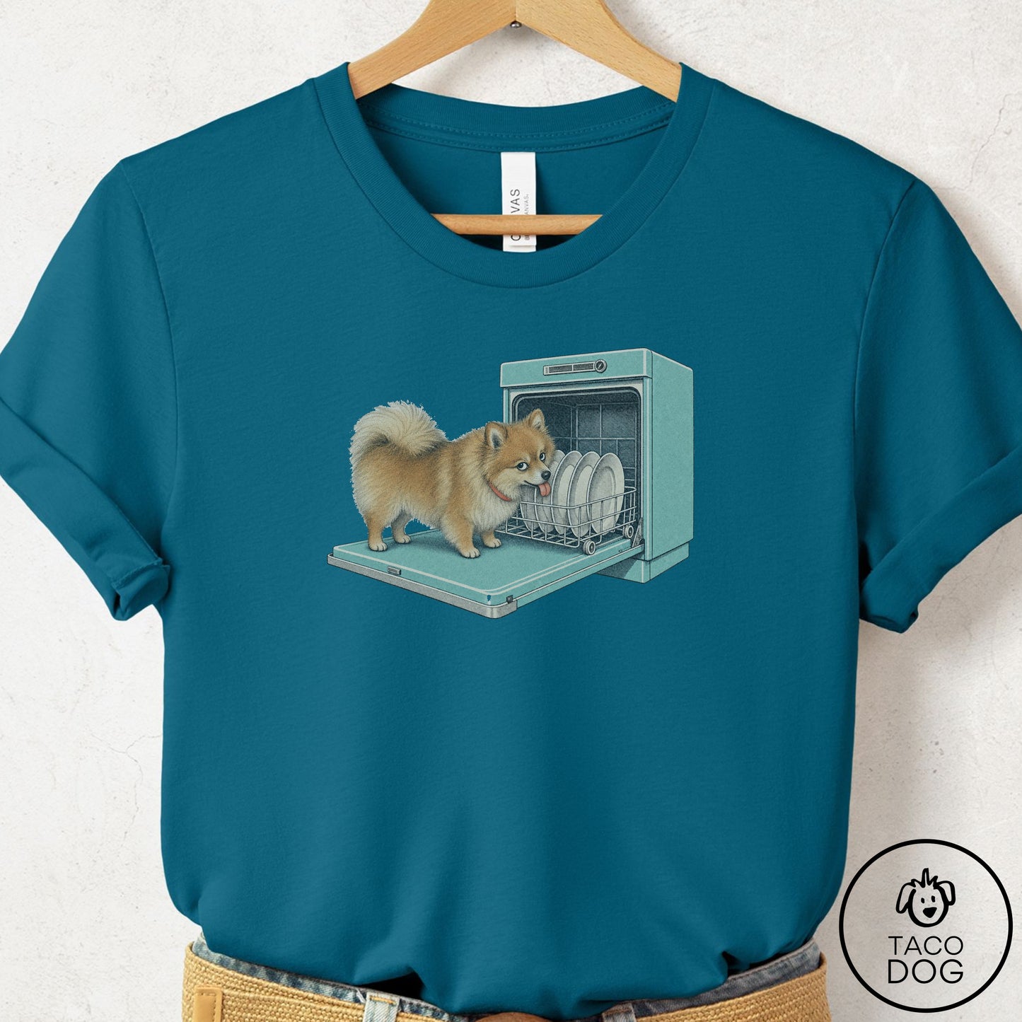 Pomeranian Lower Rack T-Shirt
