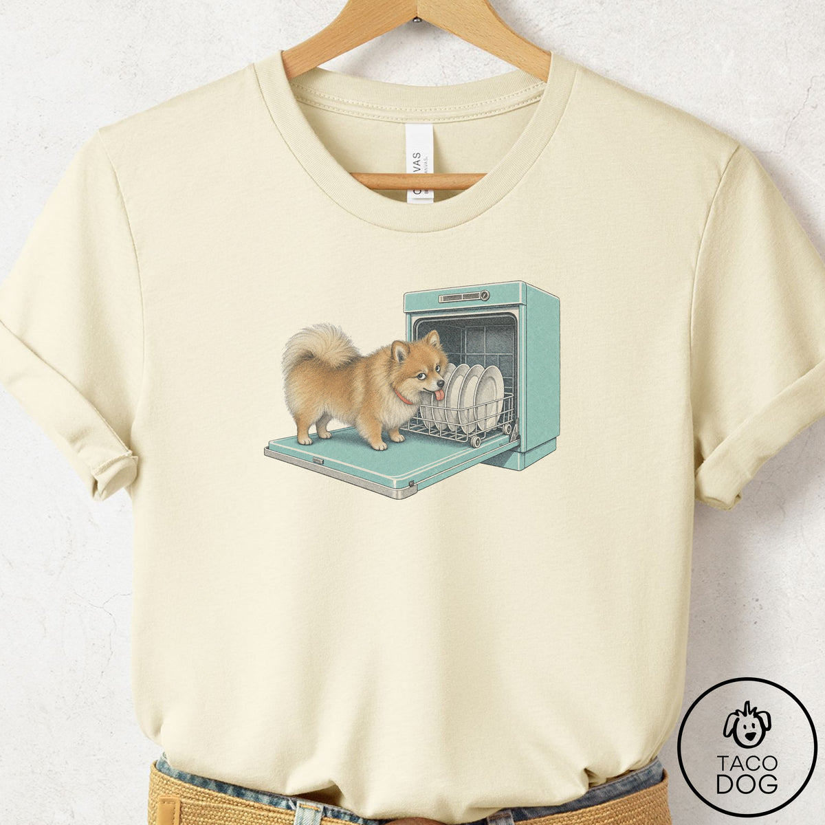 Pomeranian Lower Rack T-Shirt