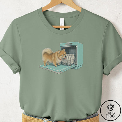Pomeranian Lower Rack T-Shirt