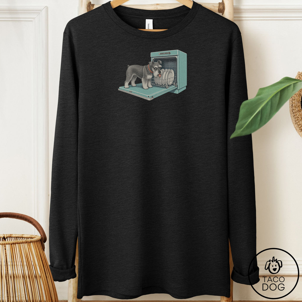 Schnauzer Lower Rack Long Sleeve Tee