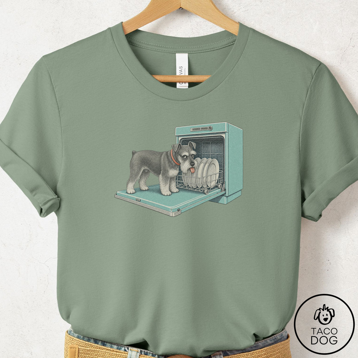 Schnauzer Lower Rack T-Shirt