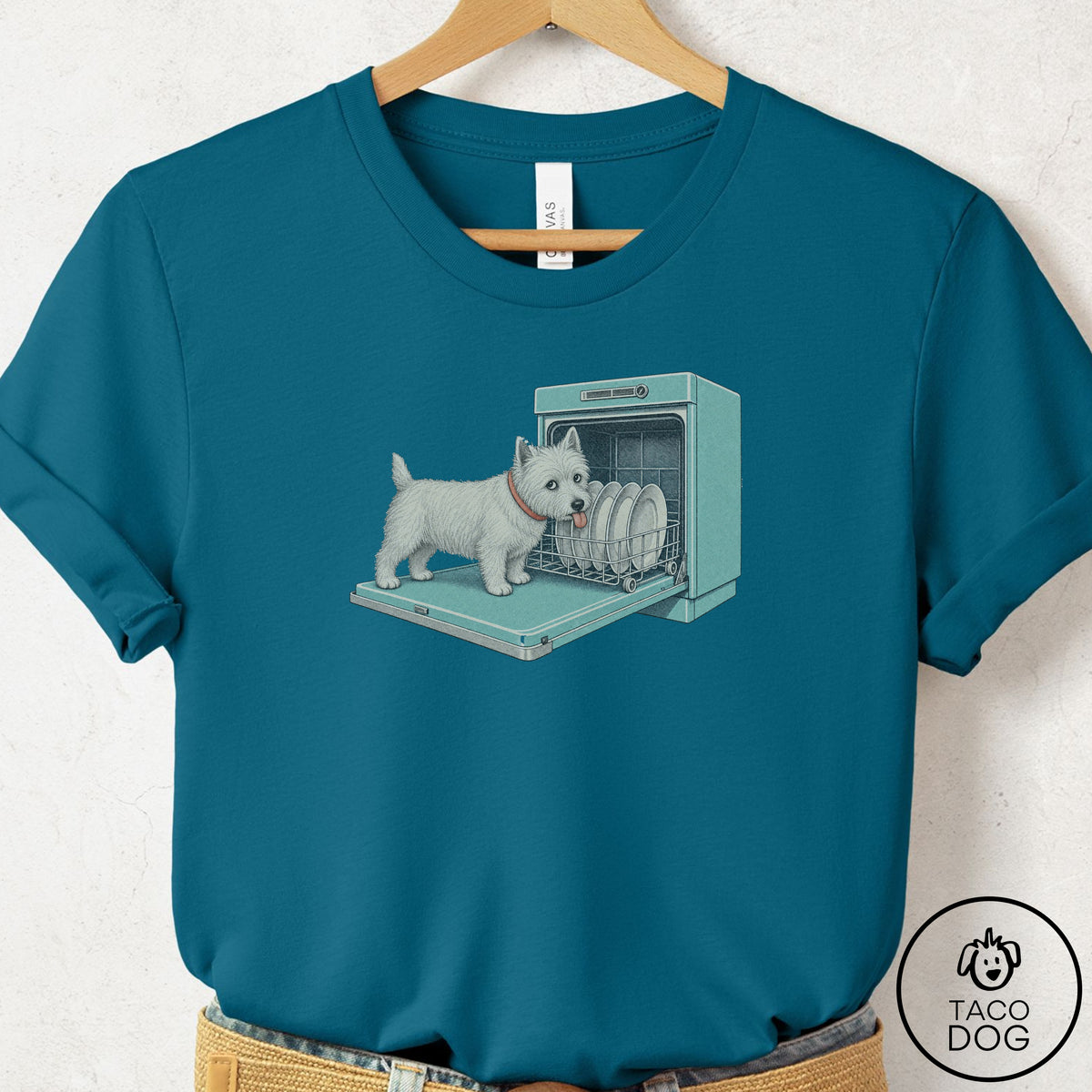 Westie Lower Rack T-Shirt