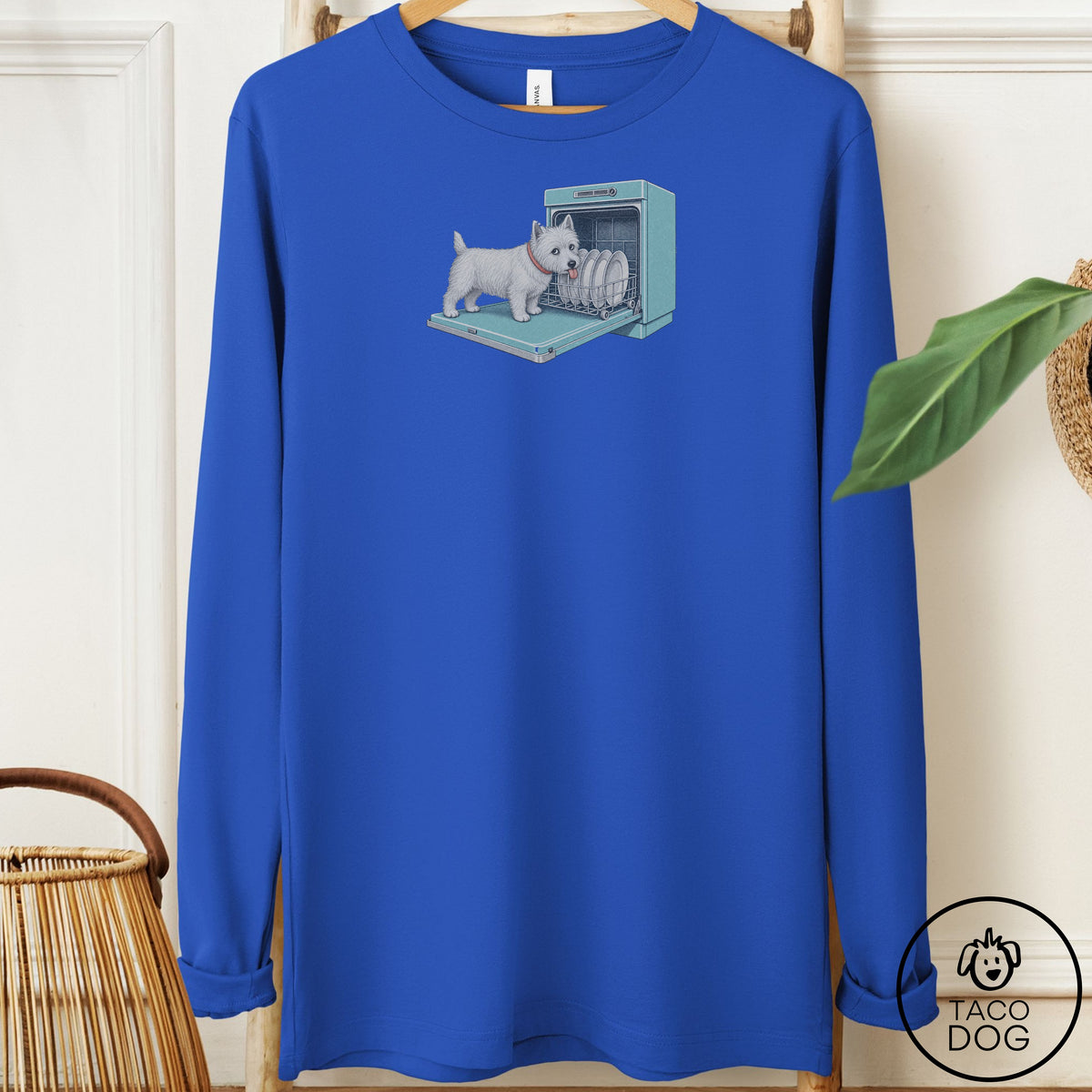 Westie Lower Rack Long Sleeve Tee