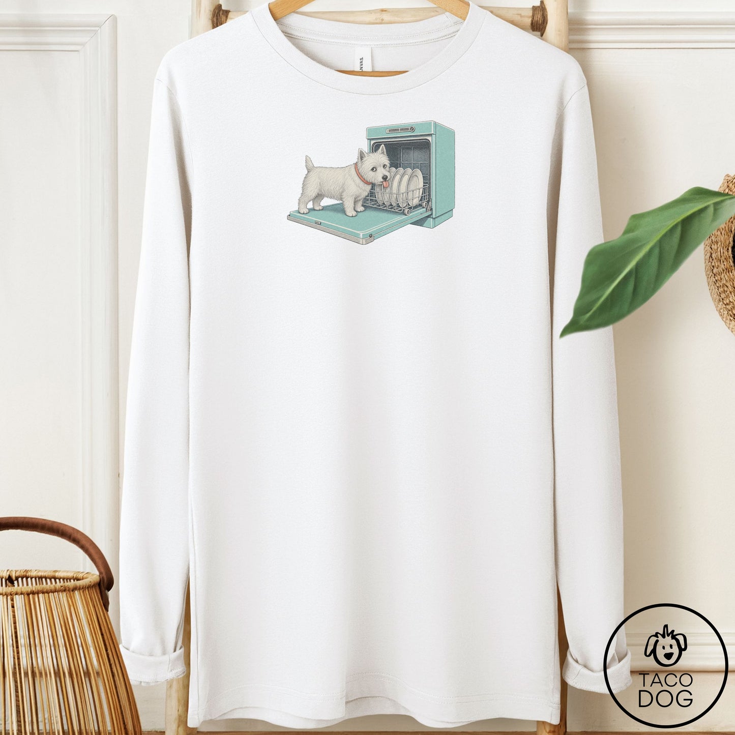 Westie Lower Rack Long Sleeve Tee