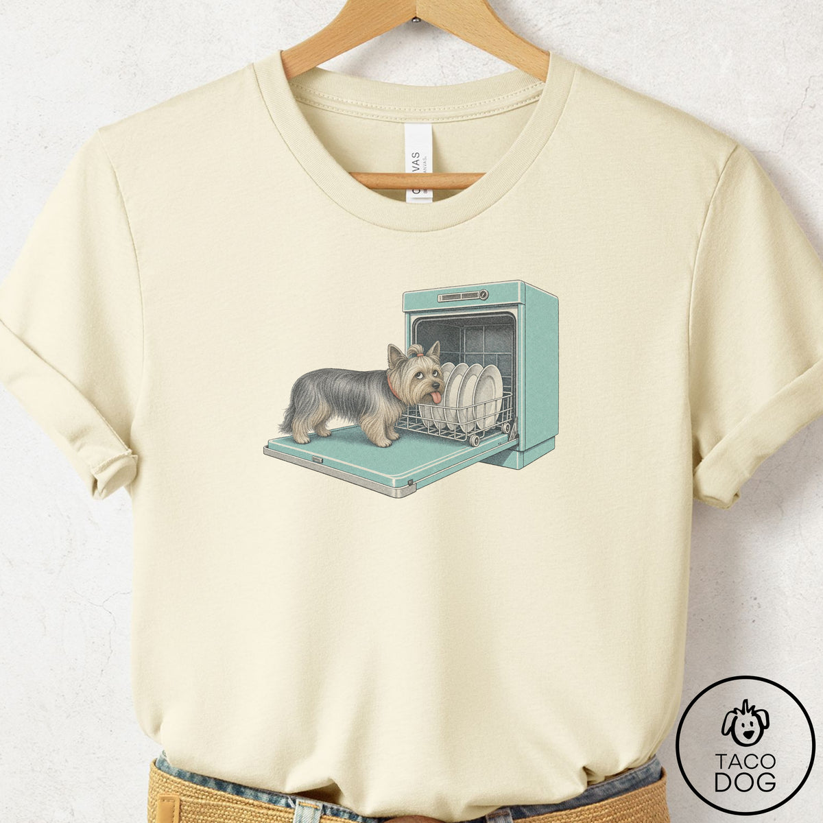 Yorkshire Terrier Yorkie Lower Rack T-Shirt