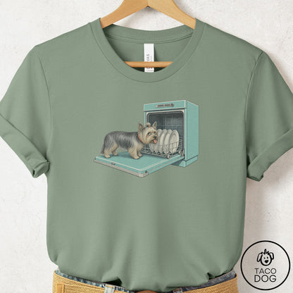 Yorkshire Terrier Yorkie Lower Rack T-Shirt