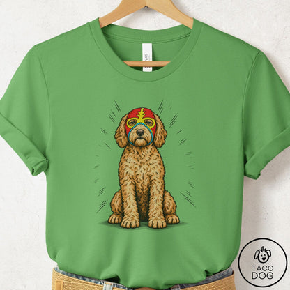 Doodle Luchador 2 T-Shirt Leaf Taco-Dog