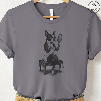 Boston Terrier Makeup T-Shirt