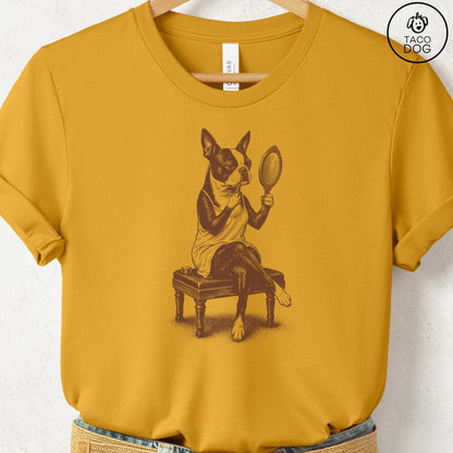 Boston Terrier Makeup T-Shirt
