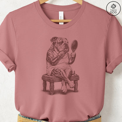 English Bulldog Makeup T-Shirt