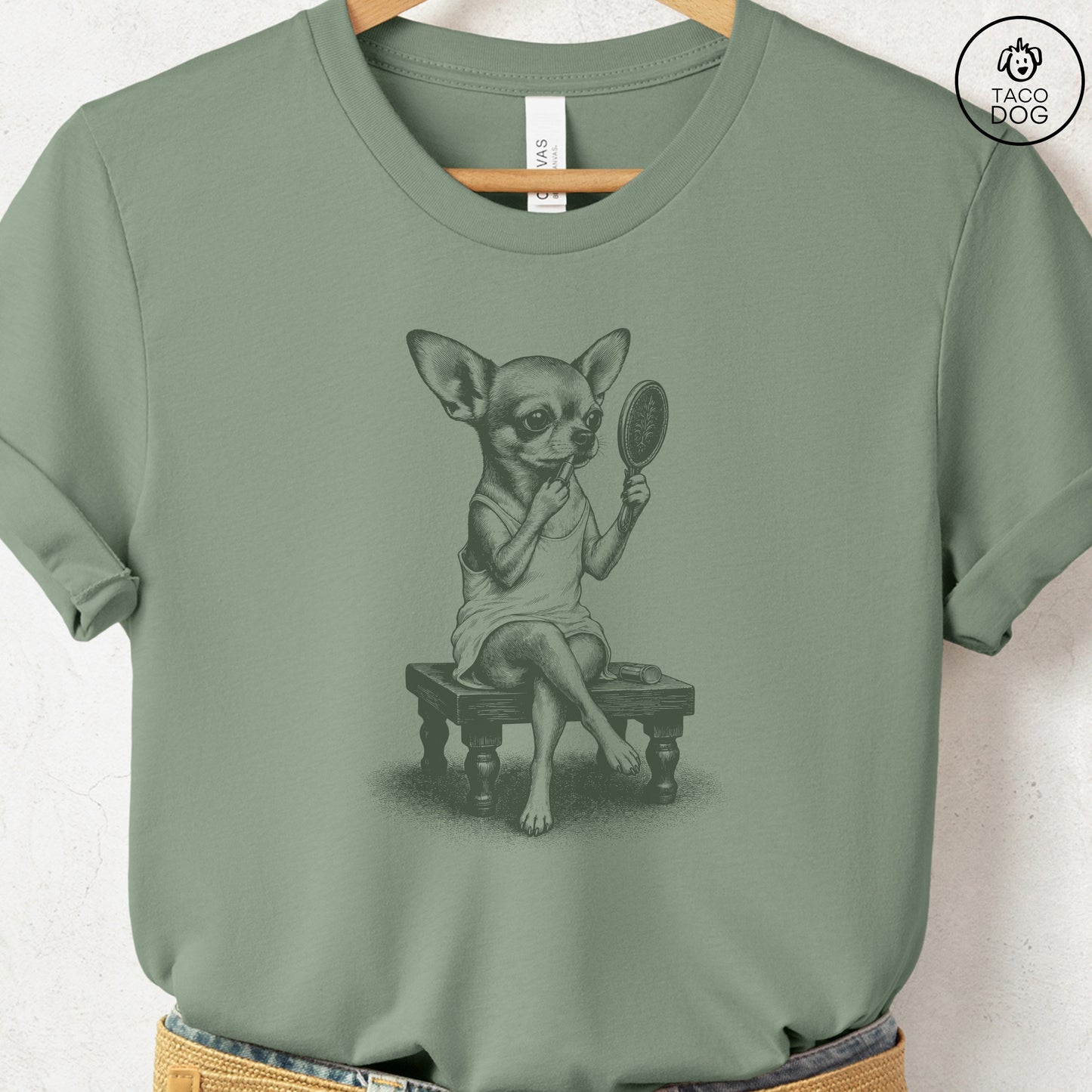 Chihuahua Makeup T-Shirt