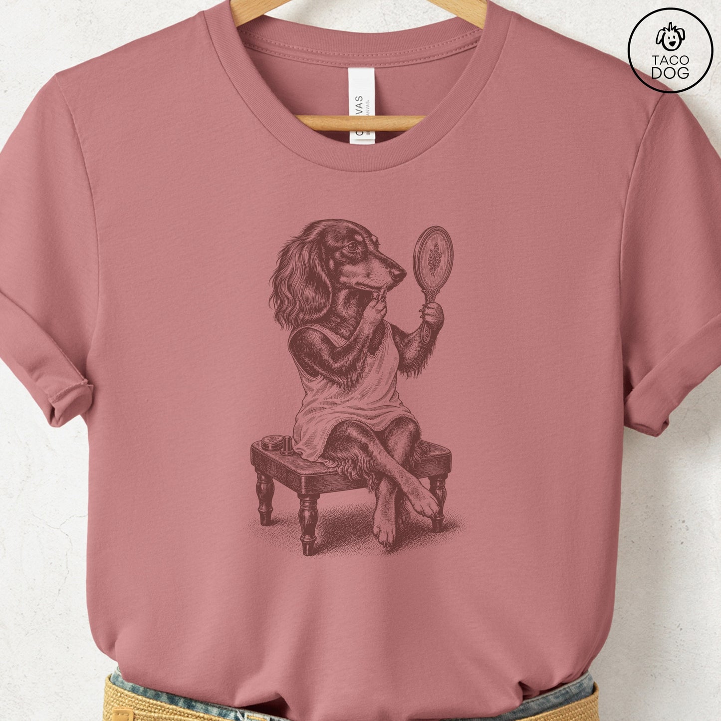Dachshund Makeup T-Shirt
