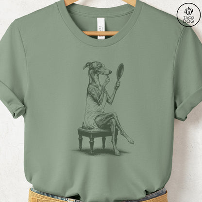 Italian Greyhound Whippet Makeup T-Shirt