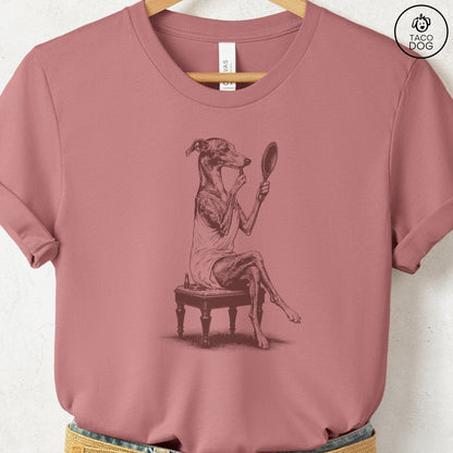 Italian Greyhound Whippet Makeup T-Shirt