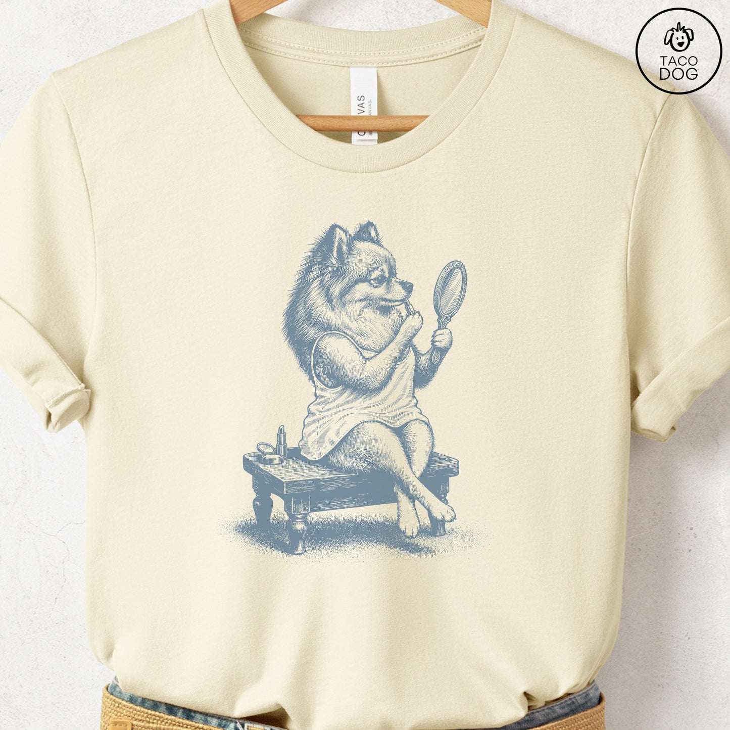 Pomeranian Makeup T-Shirt