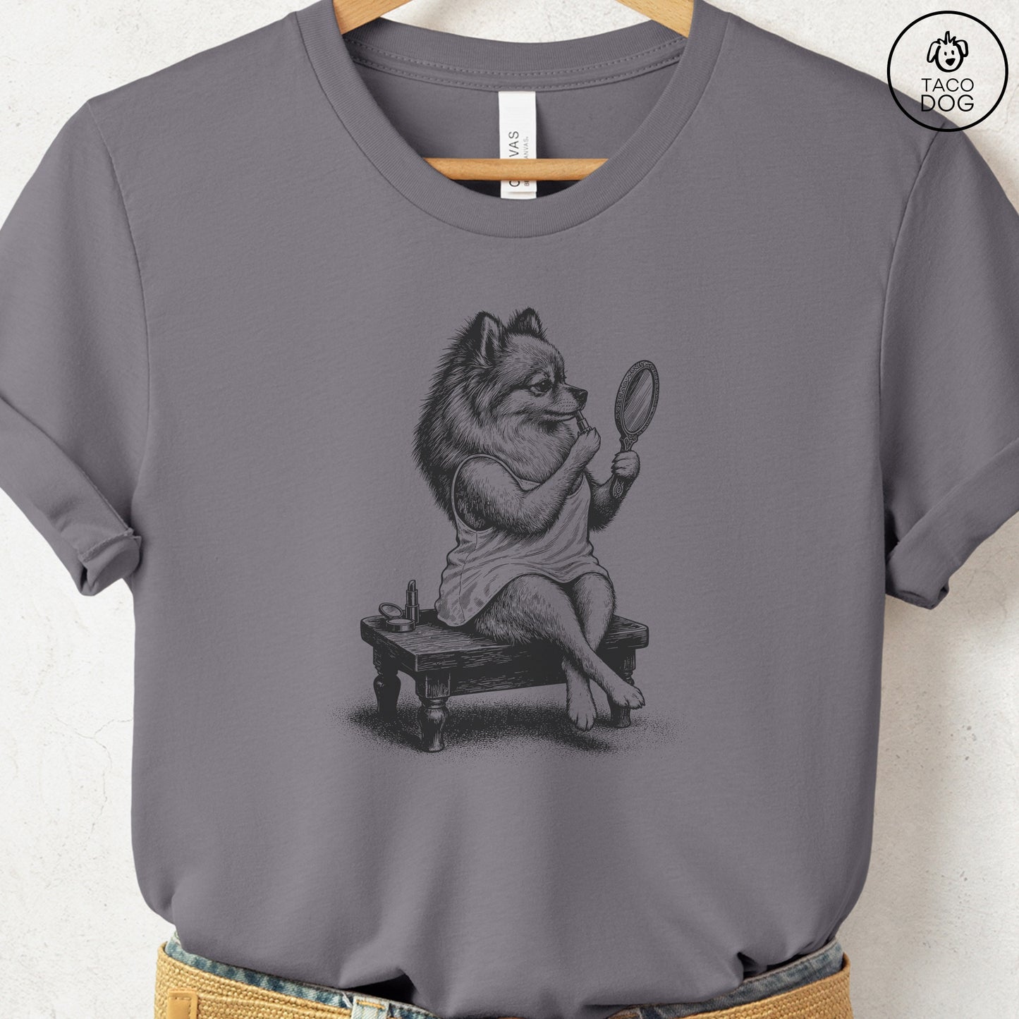 Pomeranian Makeup T-Shirt