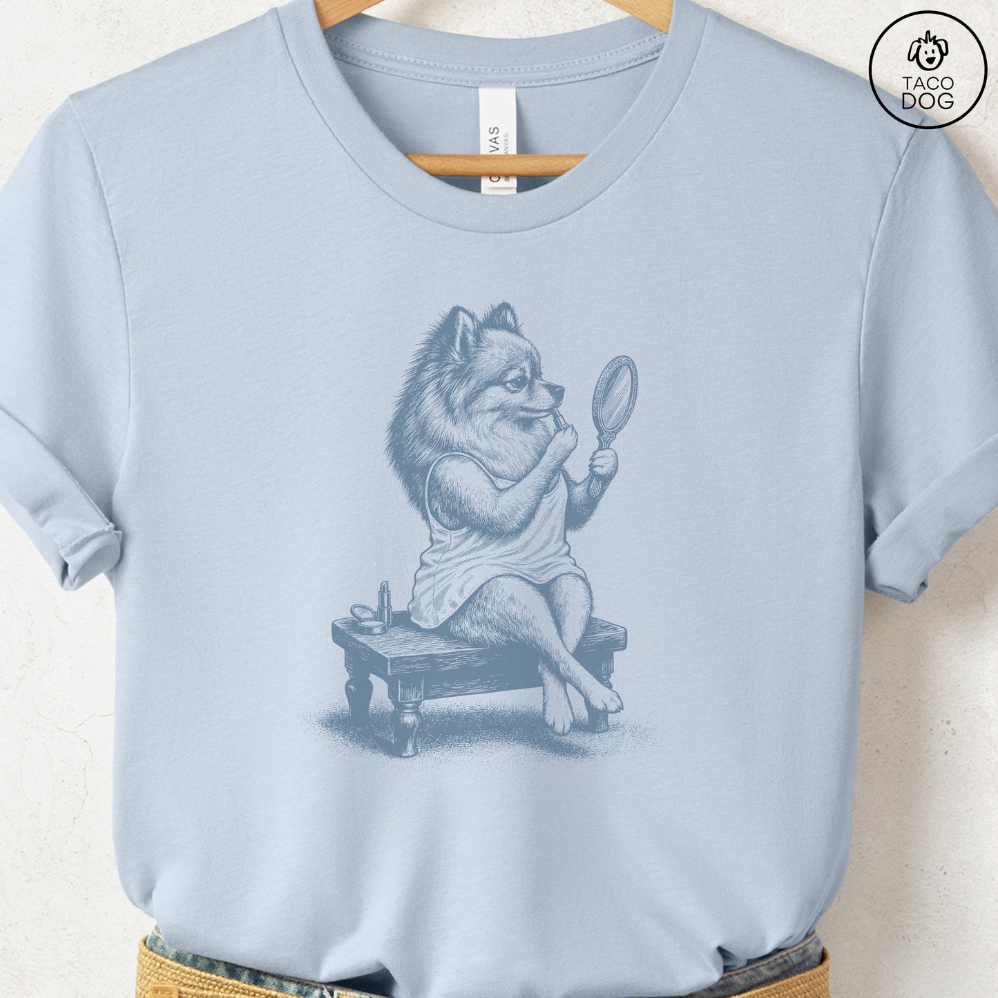 Pomeranian Makeup T-Shirt
