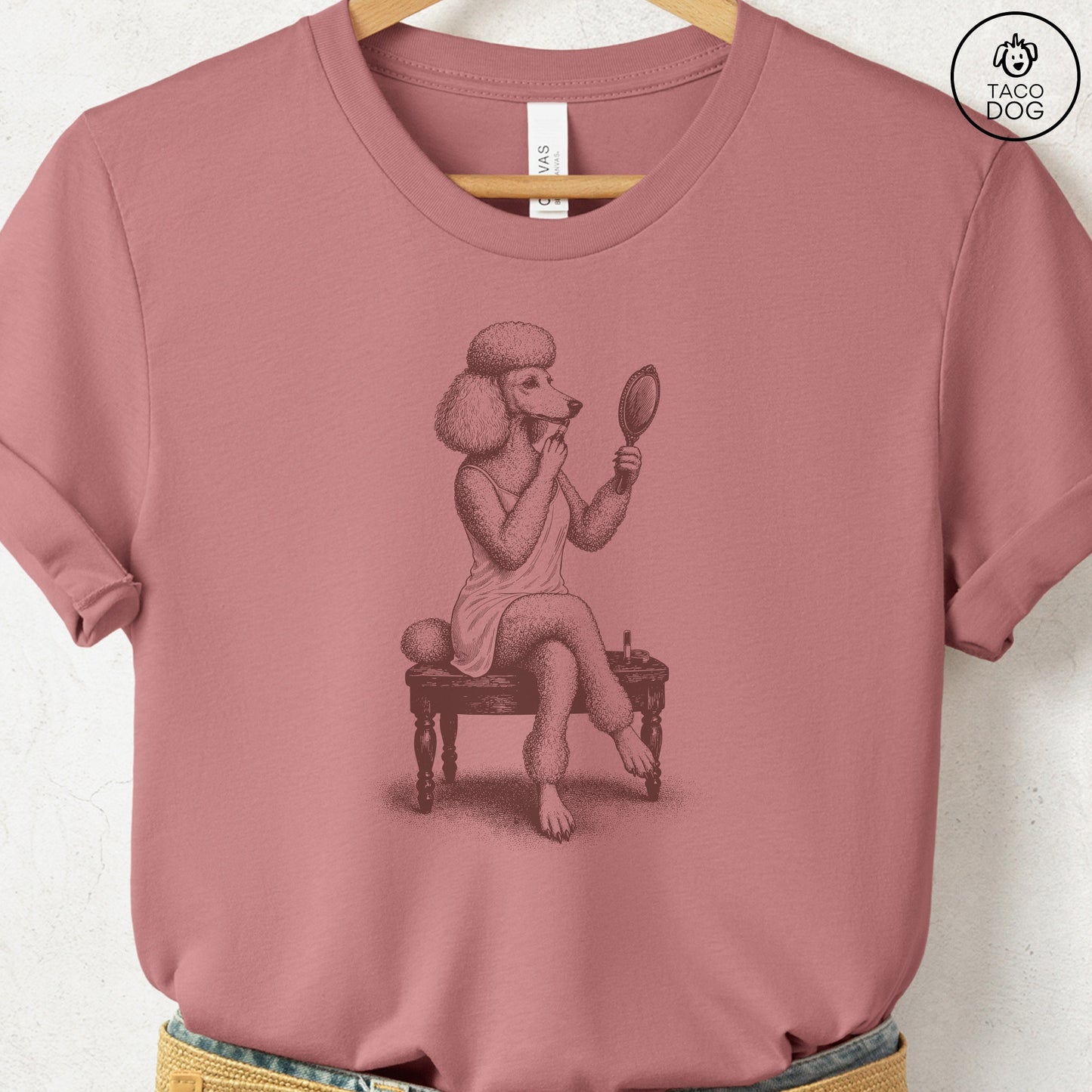 Poodle Makeup T-Shirt