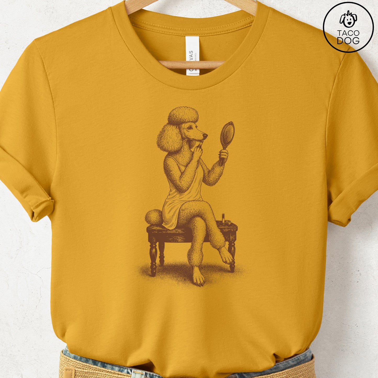 Poodle Makeup T-Shirt