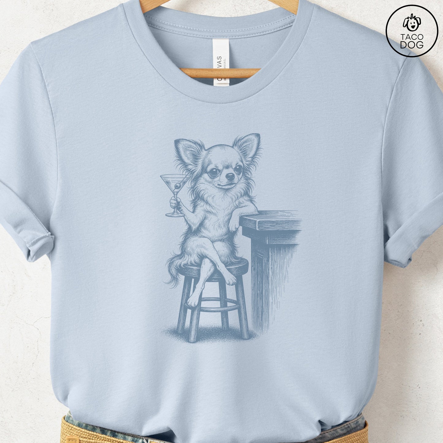 Chihuahua Martini T-Shirt