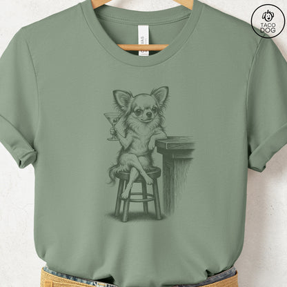 Chihuahua Martini T-Shirt