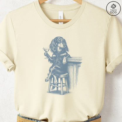 Dachshund Martini T-Shirt