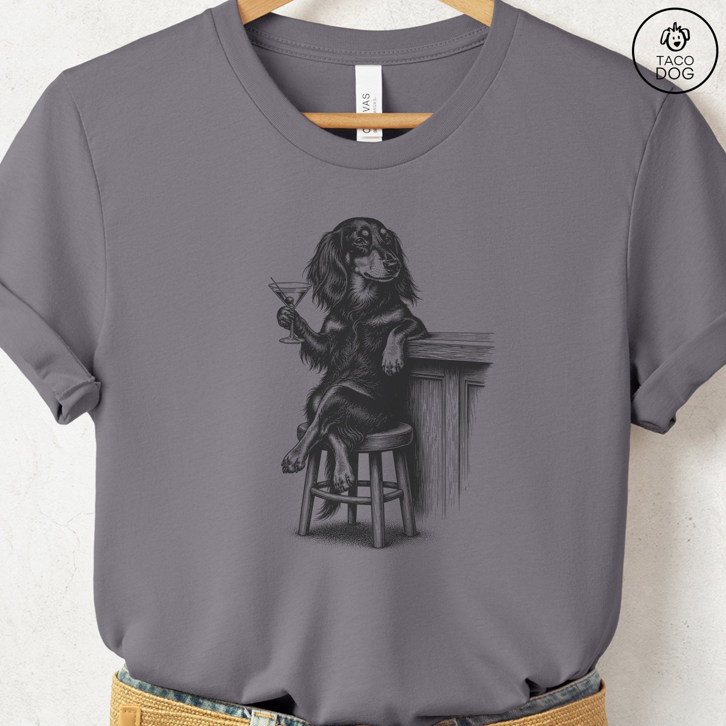 Dachshund Martini T-Shirt