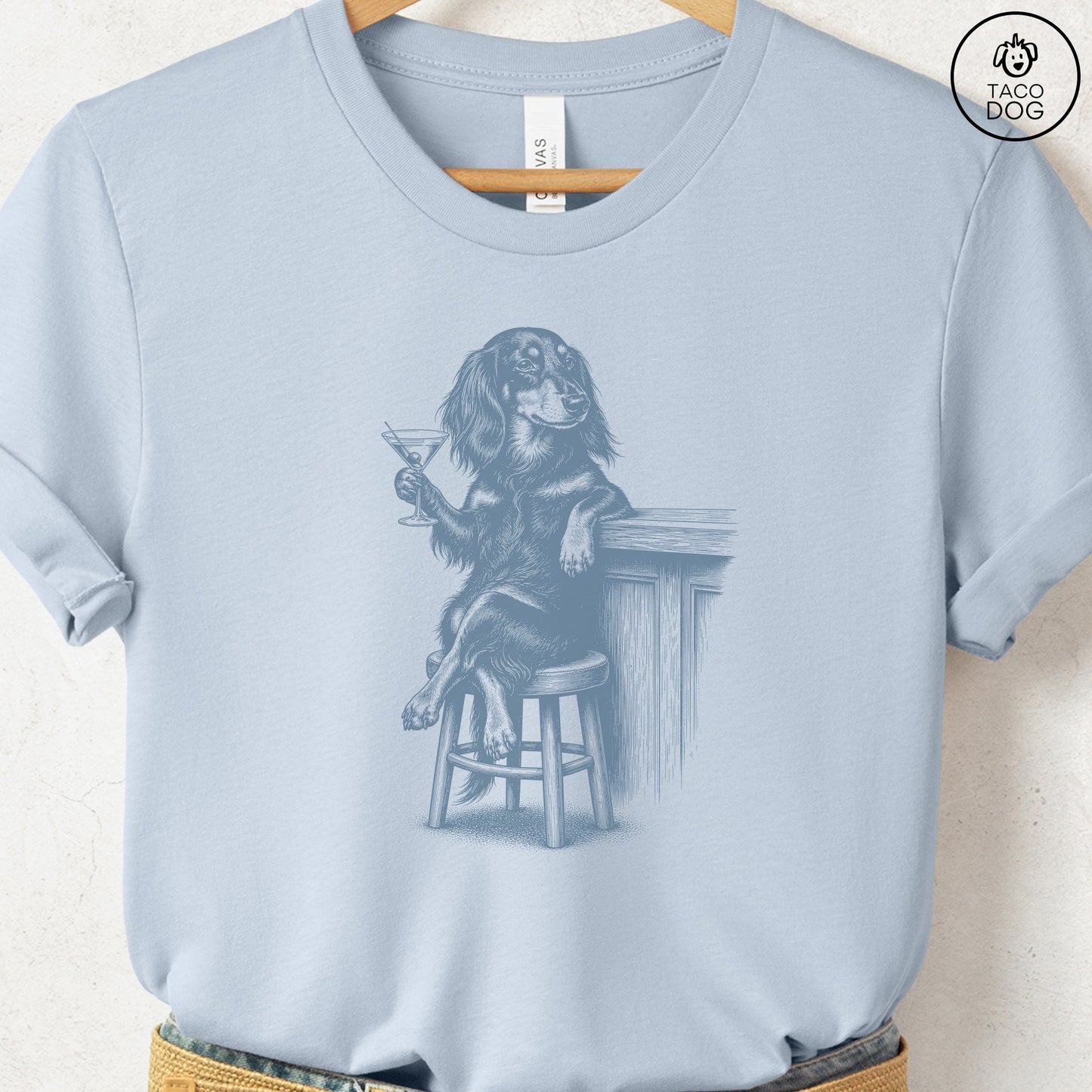 Dachshund Martini T-Shirt