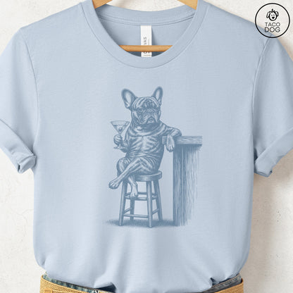 French Bulldog Frenchie Martini T-Shirt