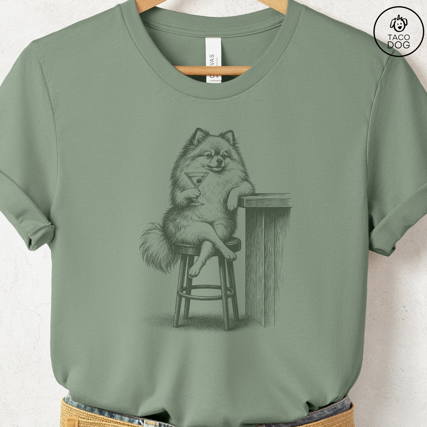 Pomeranian Martini T-Shirt