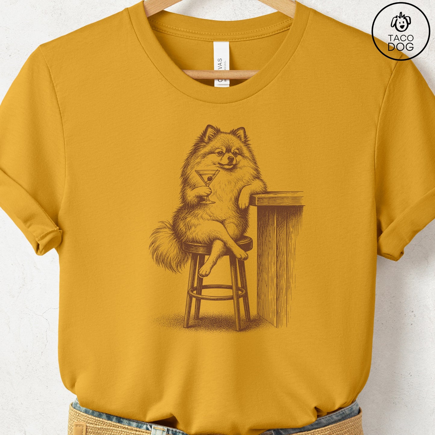 Pomeranian Martini T-Shirt