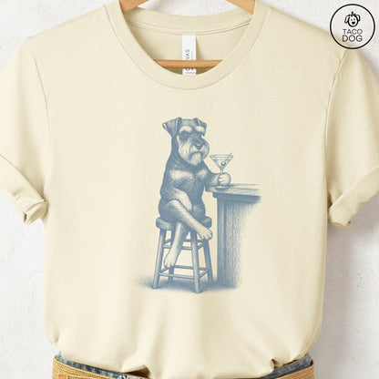 Schnauzer Martini T-Shirt