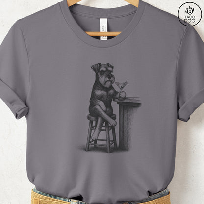 Schnauzer Martini T-Shirt