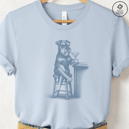 Schnauzer Martini T-Shirt