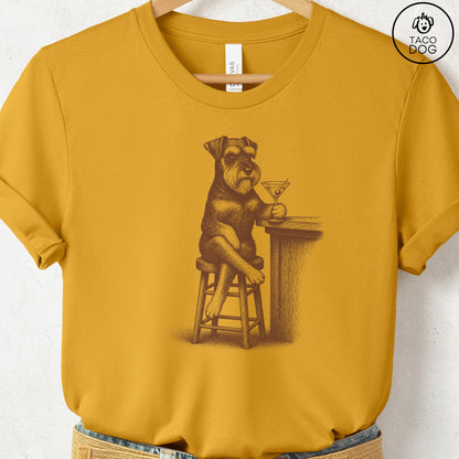 Schnauzer Martini T-Shirt
