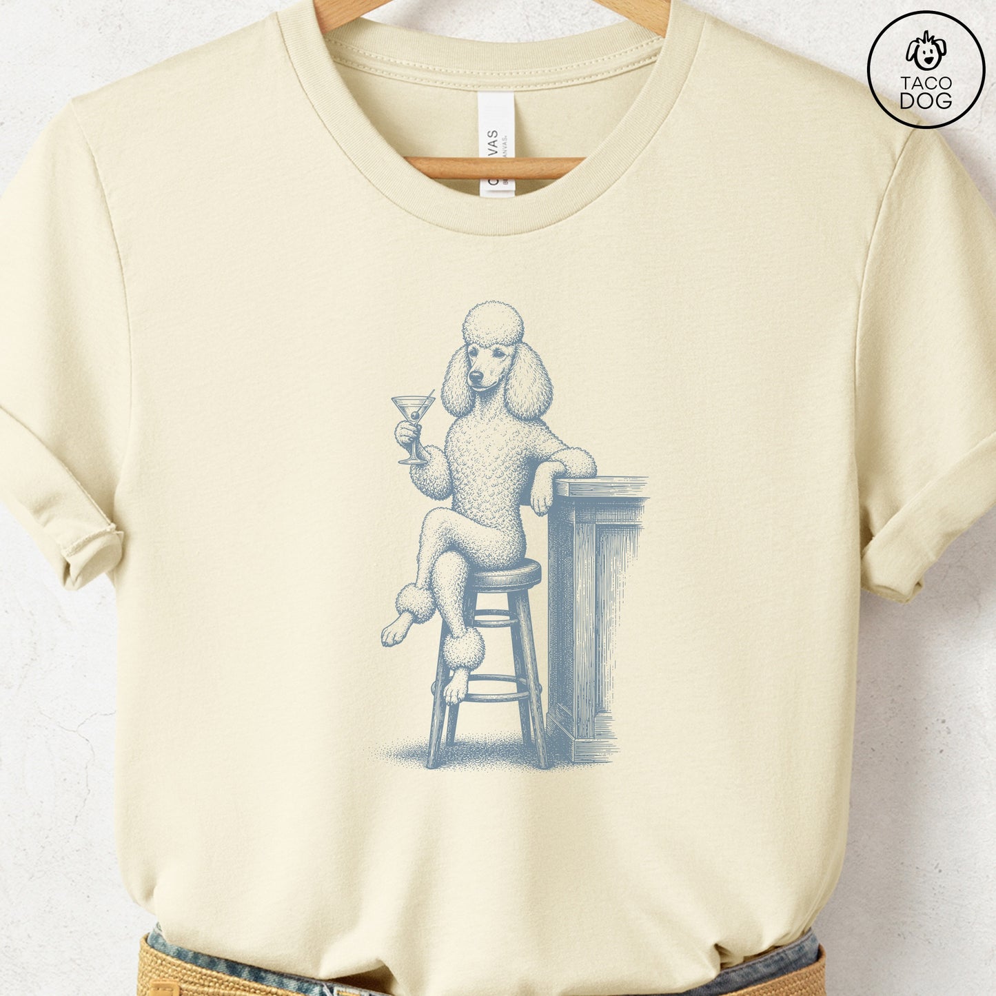 Poodle Martini T-Shirt