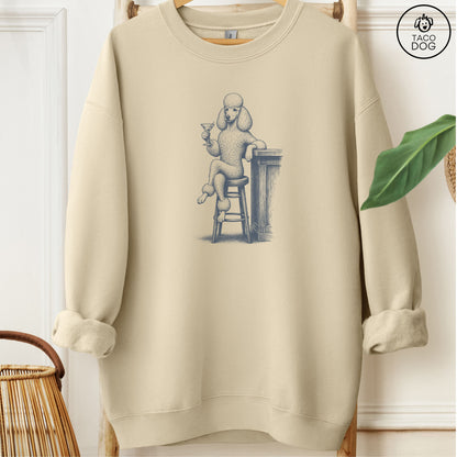 Poodle Martini Sweatshirt