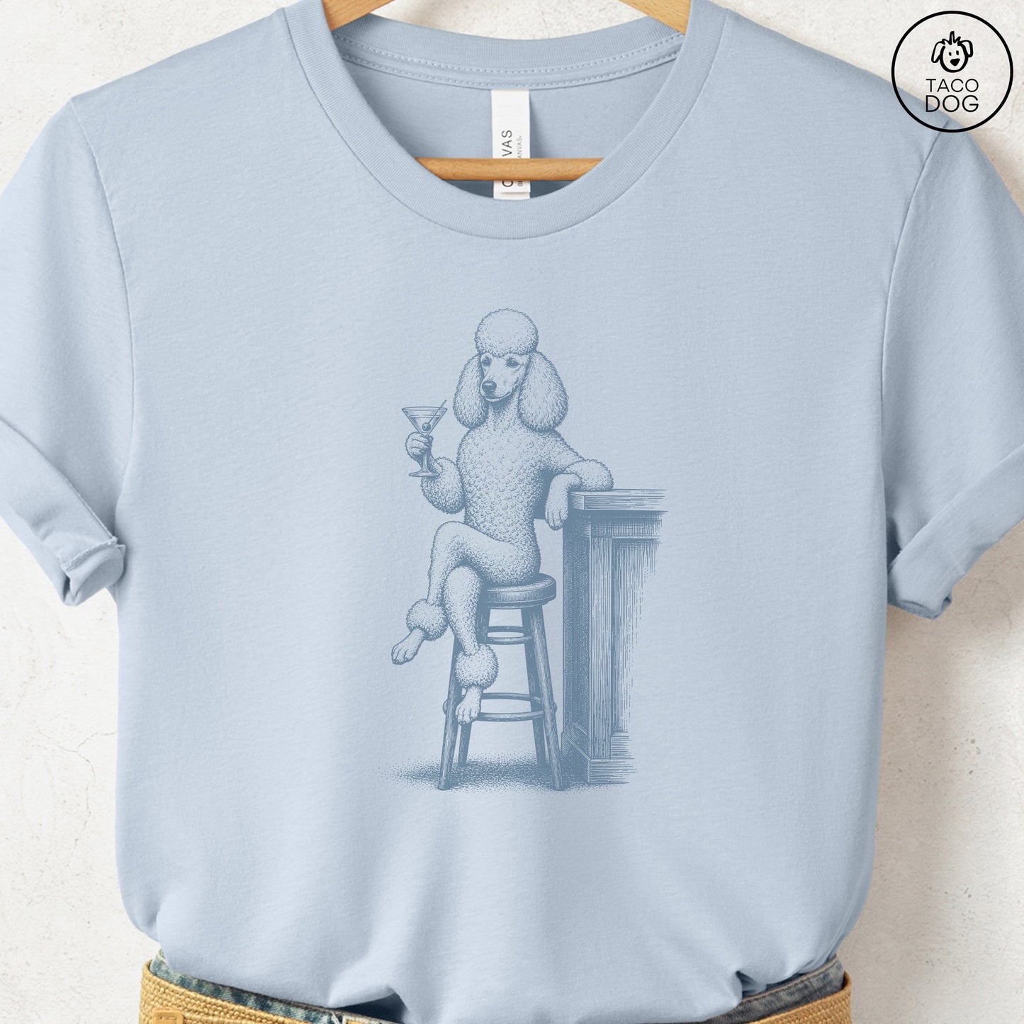 Poodle Martini T-Shirt