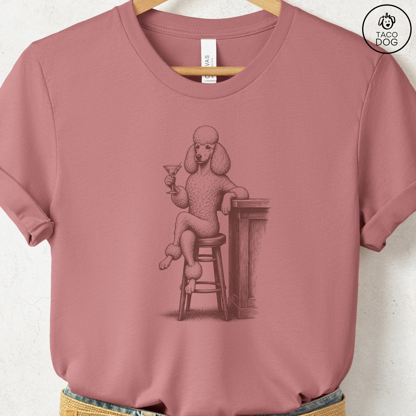 Poodle Martini T-Shirt