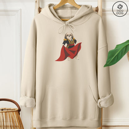 Shih Tzu Matador Hoodie Sand Taco-Dog