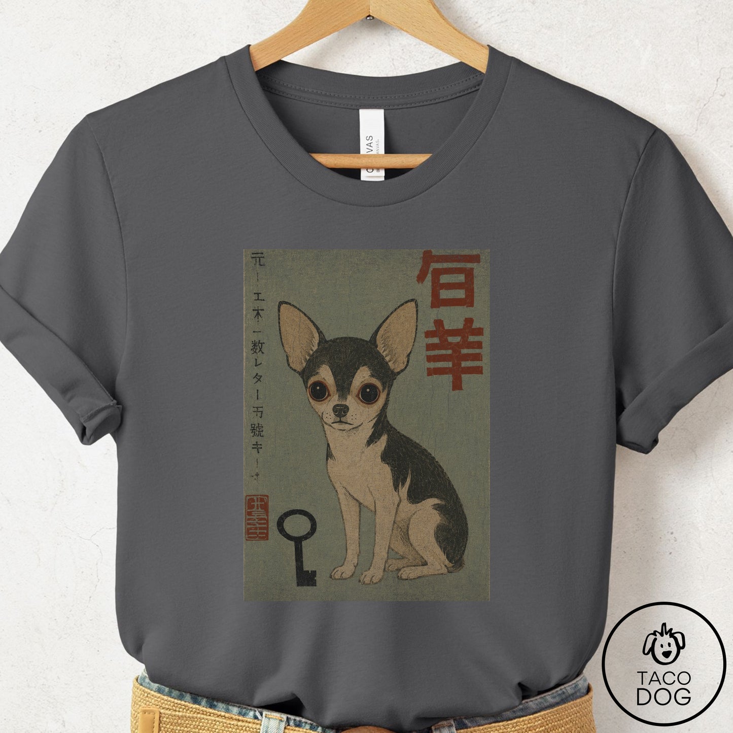 Chihuahua Matchbox T-Shirt Asphalt Taco-Dog