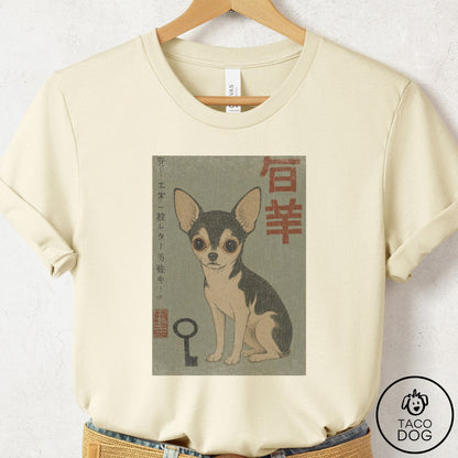 Chihuahua Matchbox T-Shirt Natural Taco-Dog