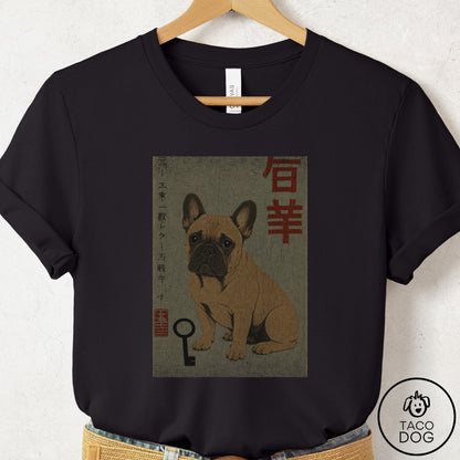 French Bulldog Frenchie Matchbox T-Shirt Black Taco-Dog