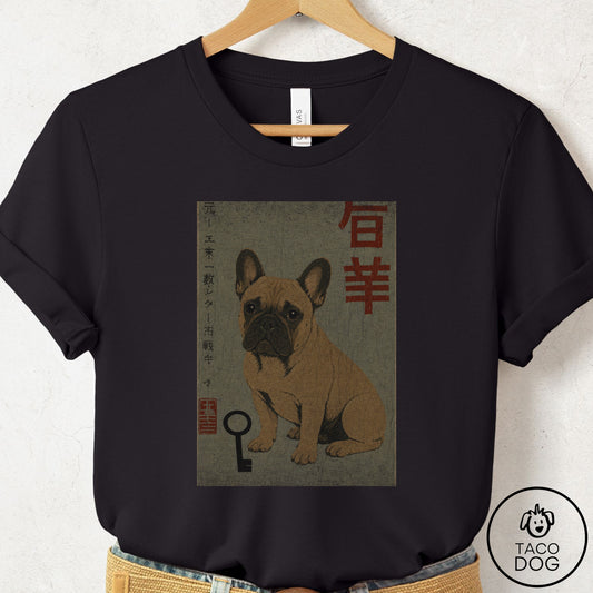 French Bulldog Frenchie Matchbox T-Shirt Black Taco-Dog